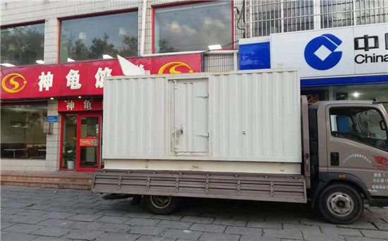 文教镇出租发电机施工案例